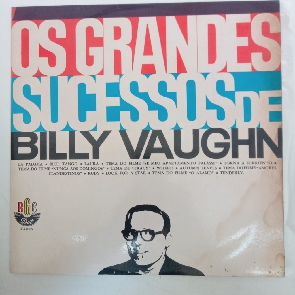 OS GRANDES SUCESSOS DE BILLY VAUGHN interprete BILLY VAUGHN E ORQUESTRA