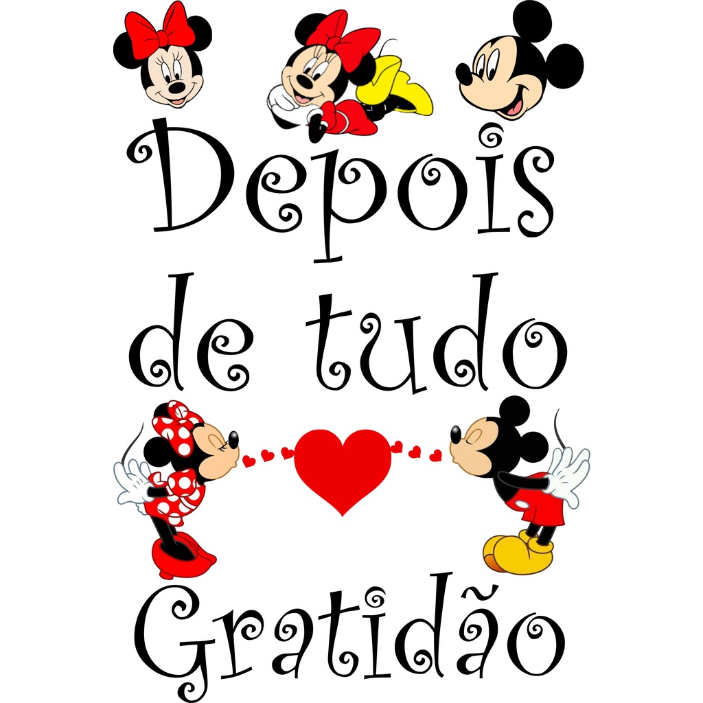 Adesivo Minnie e Mickey Romântico á prova d'água 29x21 A pronta entrega chega rapidinho imperdível