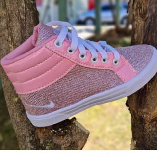 Tênis Infantil Feminino botinha sapatos de menina modinha