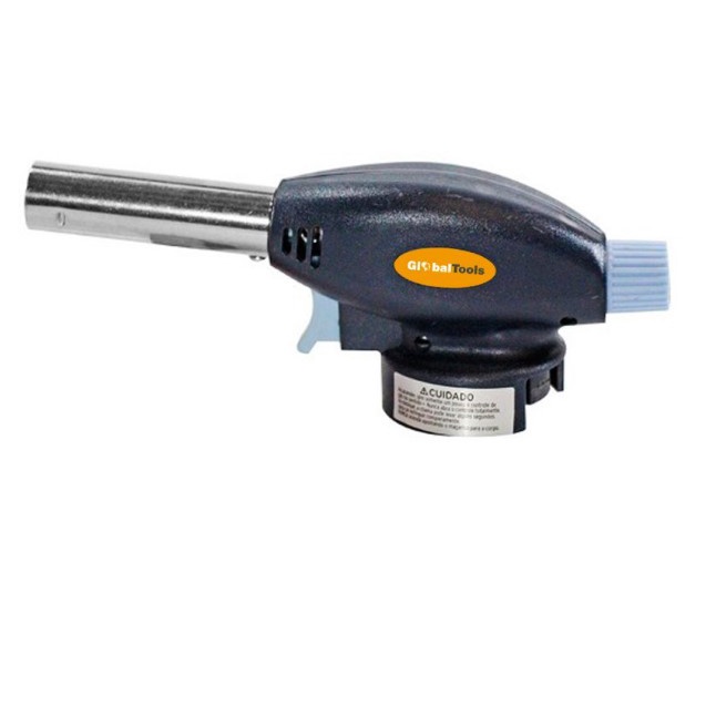 Maçarico Culinário Gás Multiuso Portátil Profissional Gourmet Controle Manual Regulagem da Chama