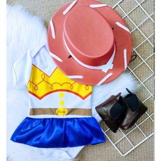 Body Temático Jessye Toy Story Menina,com opção de body,laço, saia,chapéu e botinha feminino. em Oferta na Shopee
