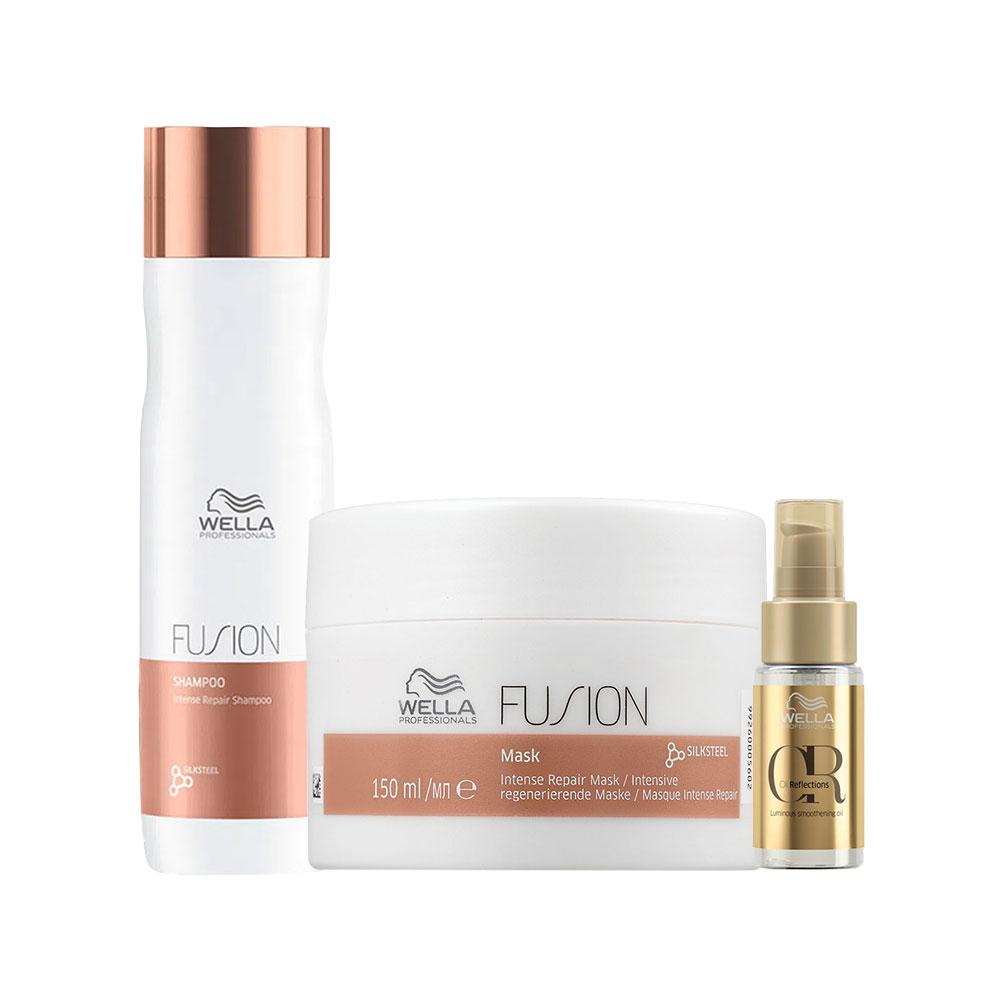 Kit Wella Professionals Fusion - Shampoo e Máscara e Óleo em Oferta na Shopee