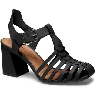 Sandalia Feminino Salto Bloco Quadrado Dakota Torvy Confort Y0561 -Feminino