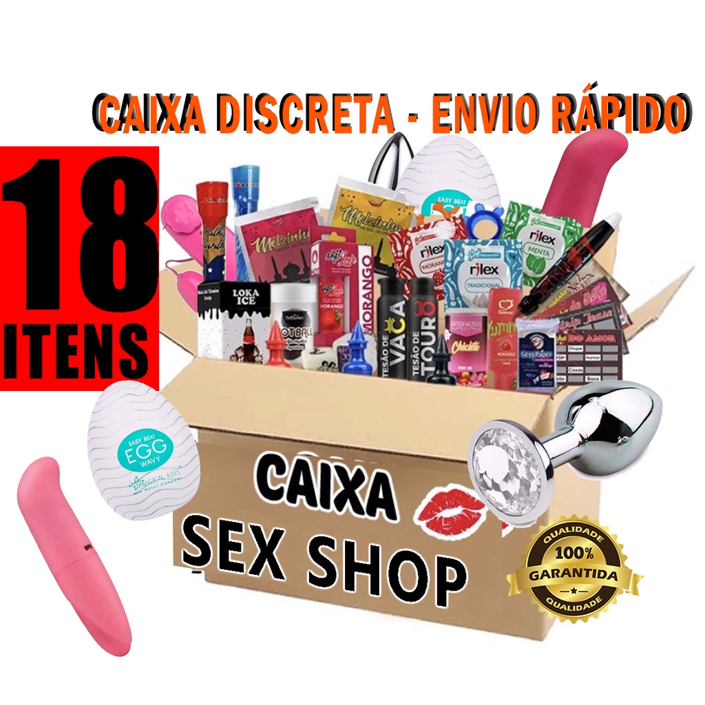 Kit Revenda 18 Produtos Caixa Sex Shop Vibrador Ponto G Egg Plug Sexy Shop Escorrega O Preço 1672