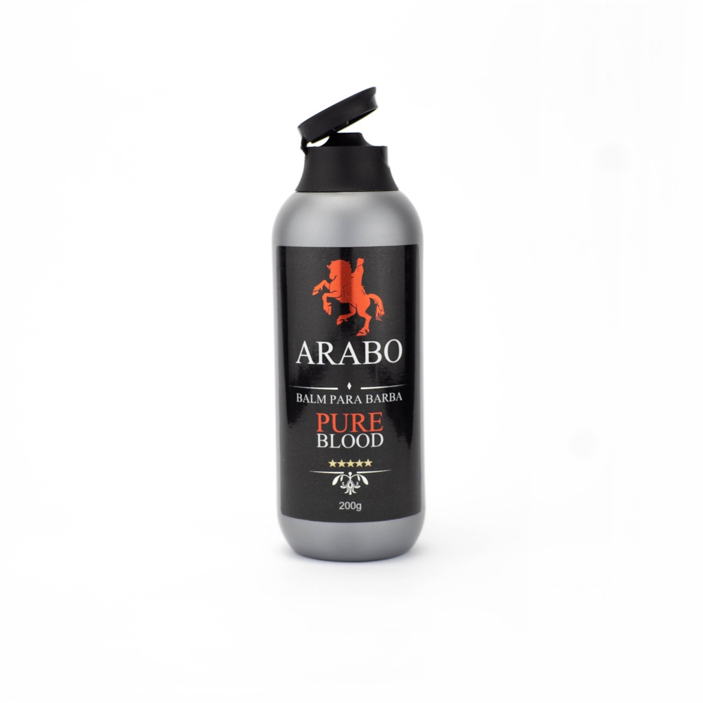 Balm Hidratante Premium para Barba ''Pure Blood'' 200g ARABO em Oferta na Shopee