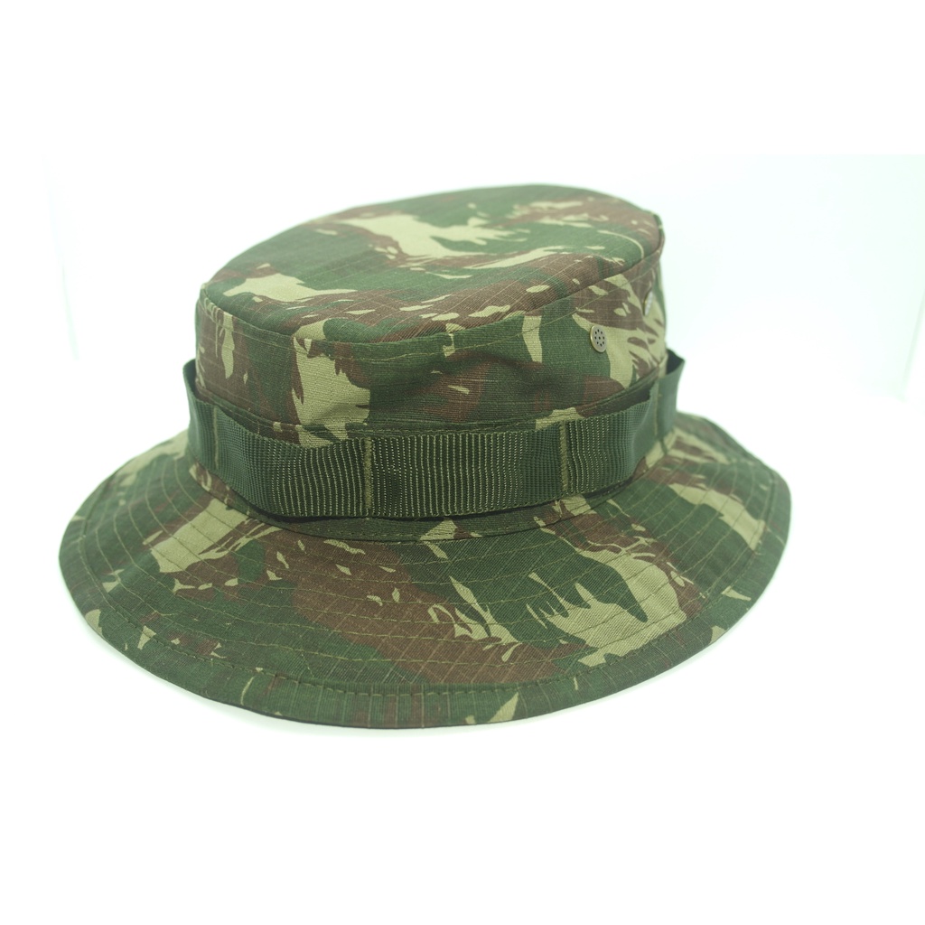 Chapeu Tatico Boonie Hat Lizard Exercito Brasileiro tecido Rip Stop