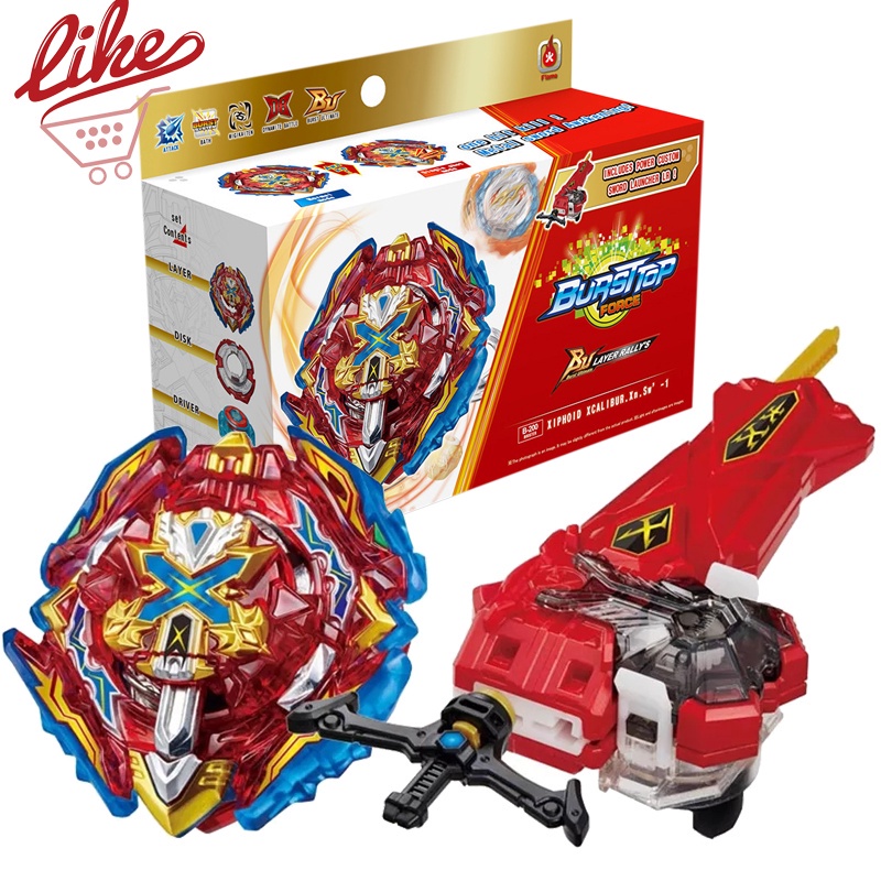 Beyblade Burst BU B-200 Xiphoid Xcalibur with LR Sword Launcher Set Battle Ultimate Toys for Children em Oferta na Shopee