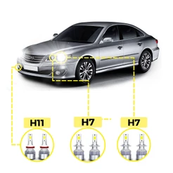 Kit Ultra LED Hyundai Azera 2007/2017 20000 Lúmens 6500K