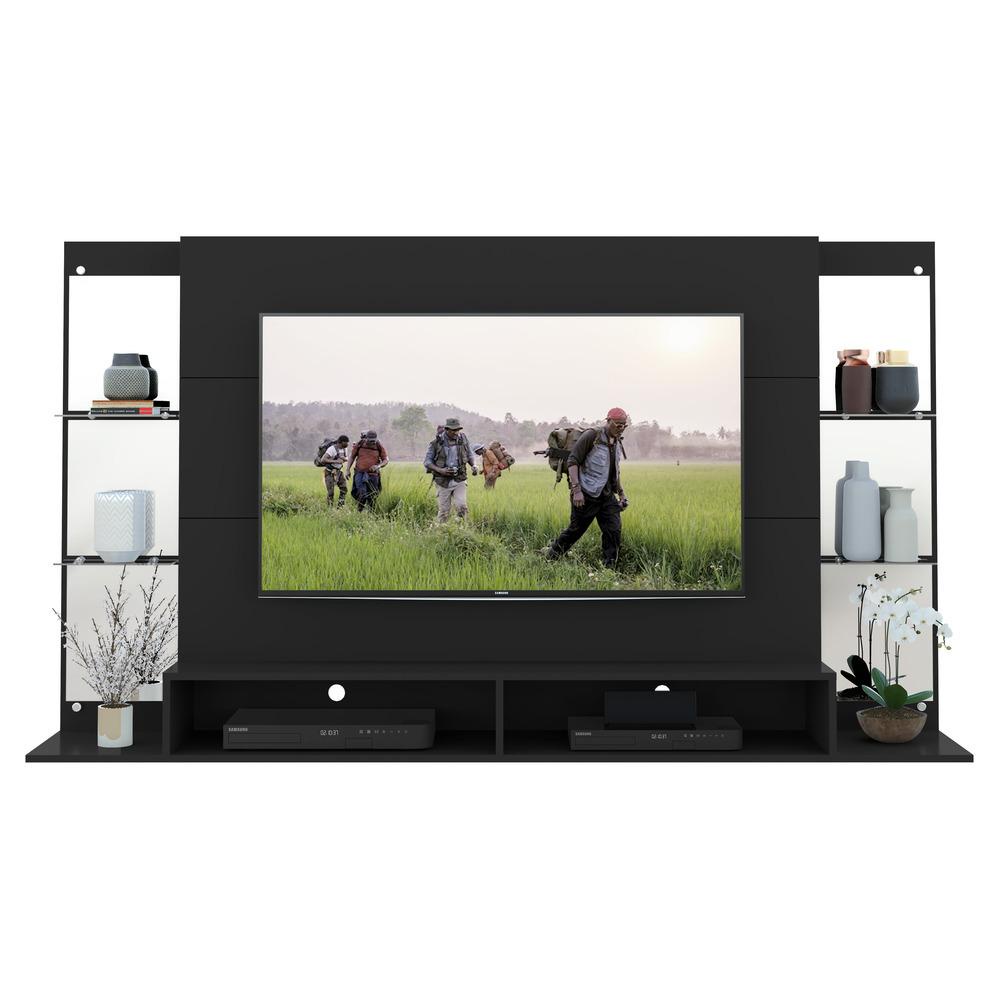 Painel com Espelho para TV até 60" Multimóveis Nairóbi FG3150 Preto em Oferta na Shopee