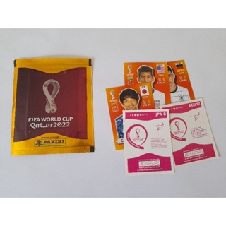 Envelope de figurinhas dourado Copa 2022 versão Sulamericana verso rosa. em Oferta na Shopee