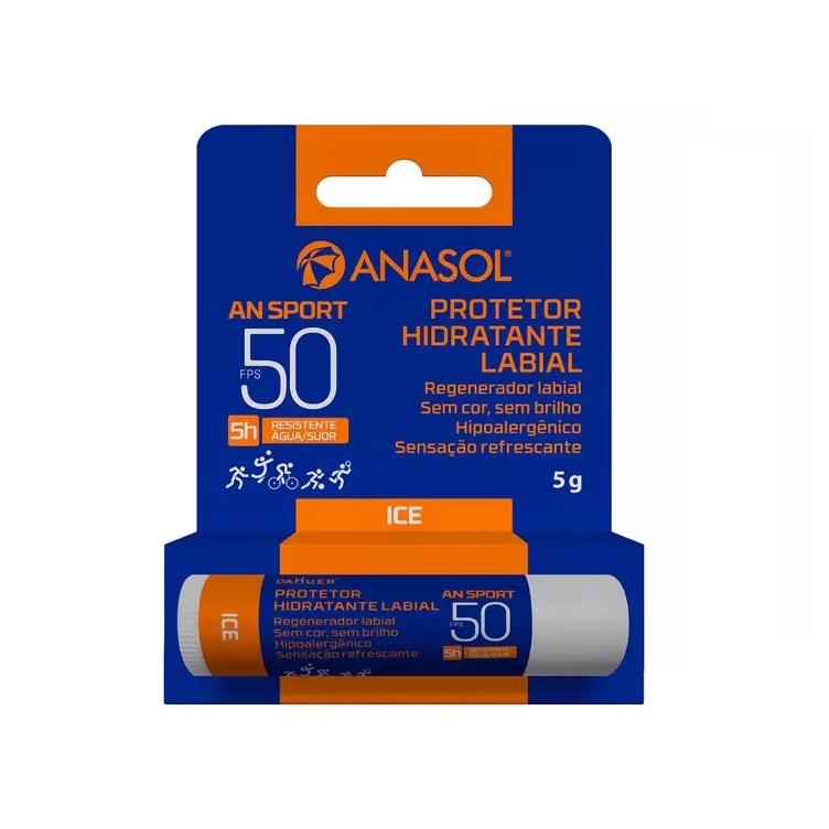 Protetor Labial Hidratante FPS50 An Sport 5g - Anasol