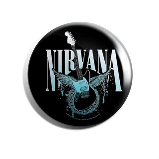 Bottom GUITARRA NIRVANA Botton 3,5 cm botom (broche alfinete) boton de K-pop, rock and roll, mpb musica,banda