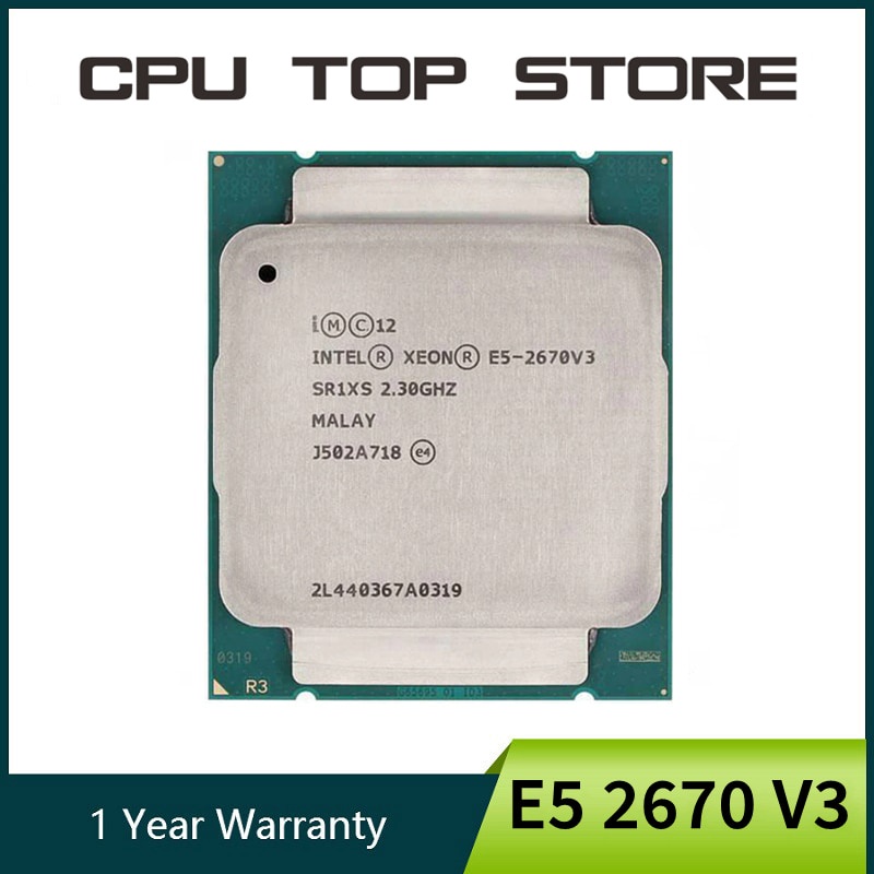 & ! Intel E5 2670 V3 2,3ghz 30MB 12Core 120W Soquete LGA 2011-3