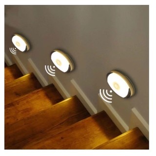 Lampada com Sensor Touch De Movimento Led Noturna Inteligente Indução De Movimento Humano Usb Recarregável