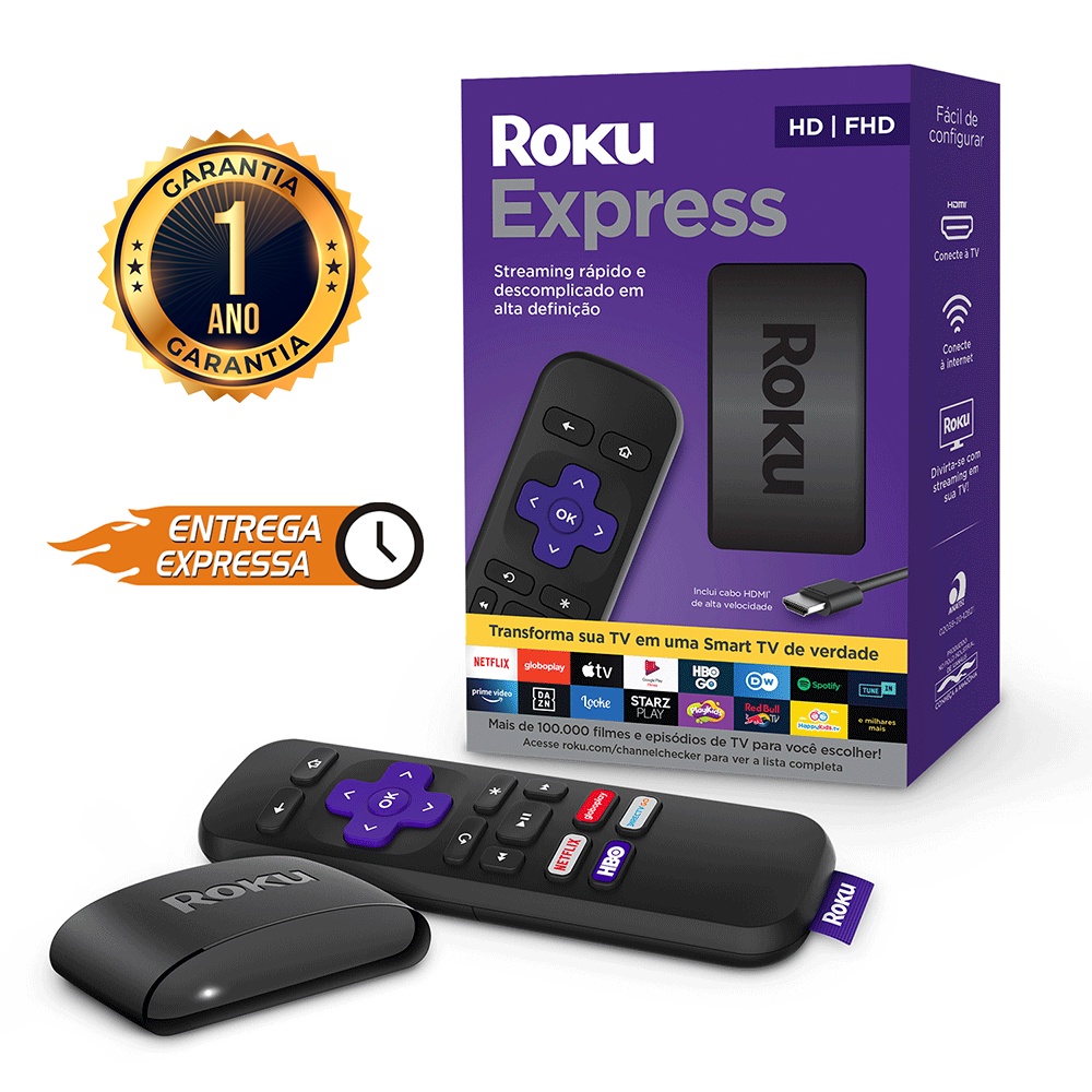 Roku Express 3930 Padrão Full Hd pçronta entrega