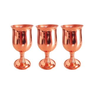 Taça De Cobre Imperial 330ml | Kit 3 Unidades em Oferta na Shopee