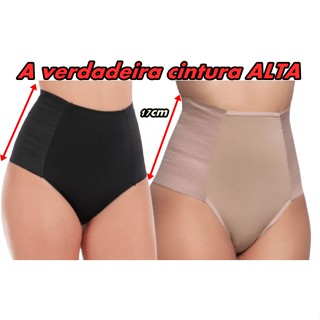 Calcinha Alta Pós Parto reduz medidas pala lateral compressão Cinta De Alta Compressão Lateral Reduz Medidas