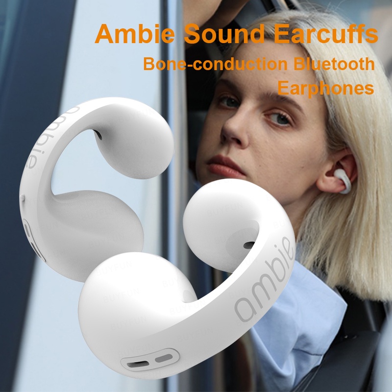 Para Ambie Sound Earcuffs Condução De Osso Tipo Brinco De Ouvido Bluetooth Sem Fio IPX5 Fones Esportivos À Prova D'água