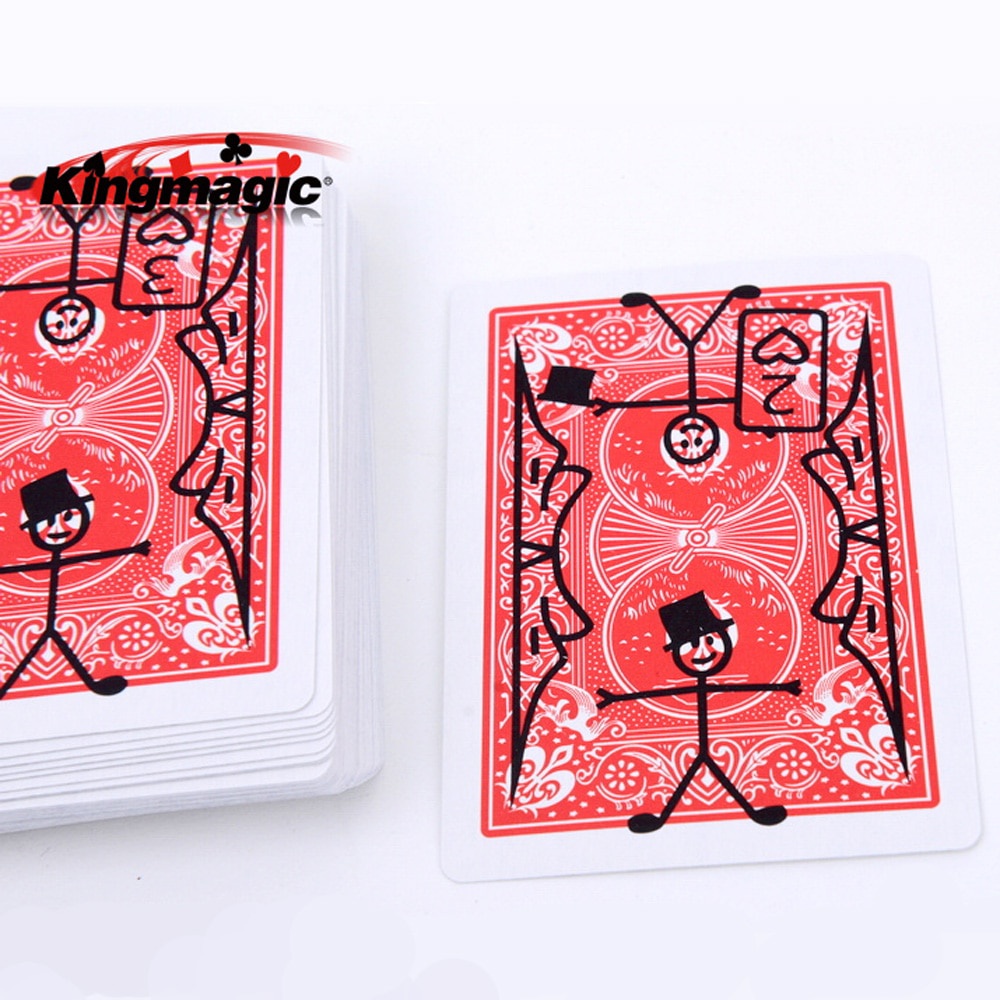 1 Baralho Carta-Toon Magic Truques Cardtoon Deck Playing Card Animação Predição Divertidos Mágico Gimmick Ilustrações em Oferta na Shopee