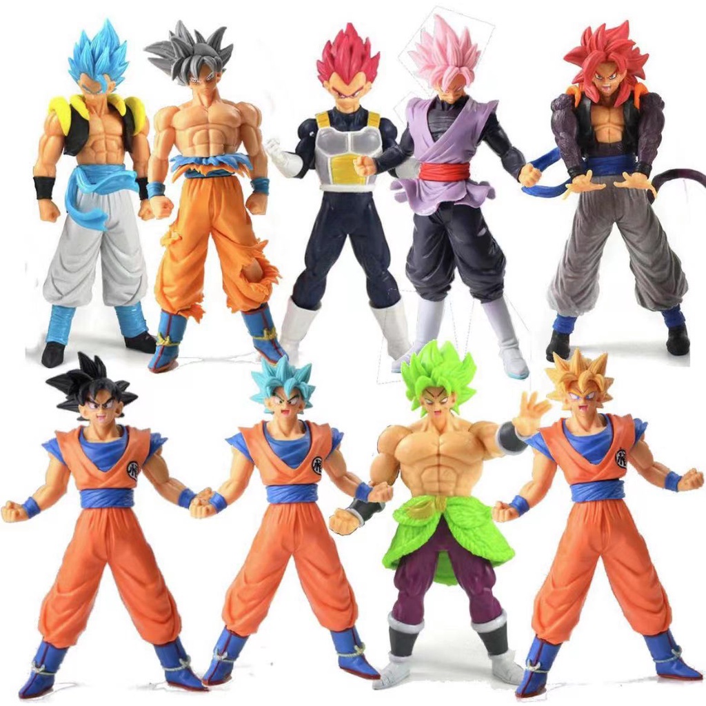 Boneco Action Figure Miniatura Goku Super Sayajin 2 Colecionáveis Dragon  Ball Z Super - 20cm em Promoção na Americanas