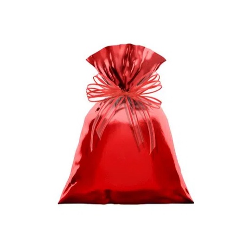 25 Saco Presente Bopp Metalizado Vermelho 45x60 (Capel) em Oferta na Shopee