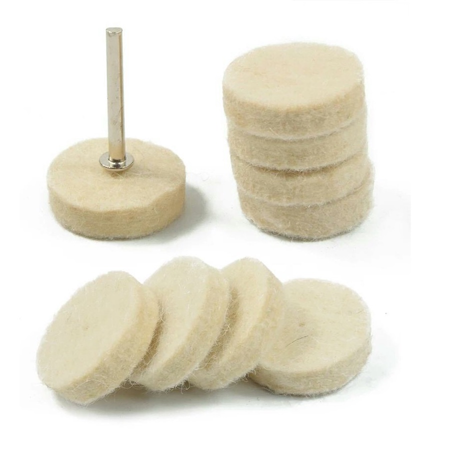 20x Feltro De Polimento Para Micro Retifica Dremel -1 Haste