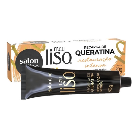 Recarga Queratina Meu Liso Restauração Intensa Salon Line 80g
