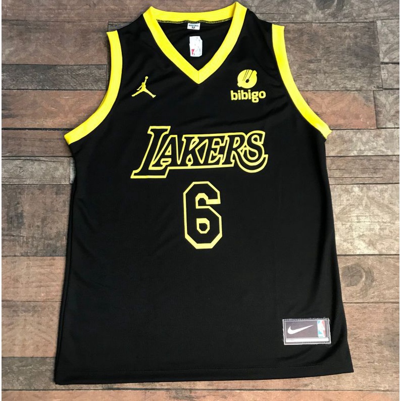 Camisa de Time NBA Regata de Basquete Lakers James 6 Preta | Altíssima ...