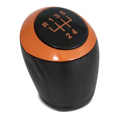 Manopla Bola Câmbio Onix Prisma Joy Cobalt Spin 2016 17 18 2019 Aro Laranja