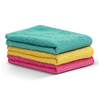 Kit com 3 Panos Microfibra Flanela 30x30cm Camesa
