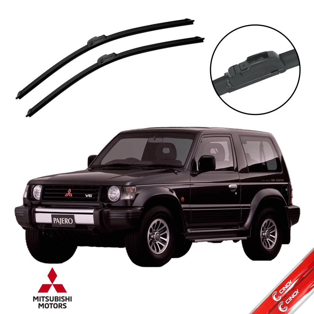 2 Palheta Paleta Parabrisa Dianteiro Mitsubishi Pajero 1990 1991 1992 1993 A 2003