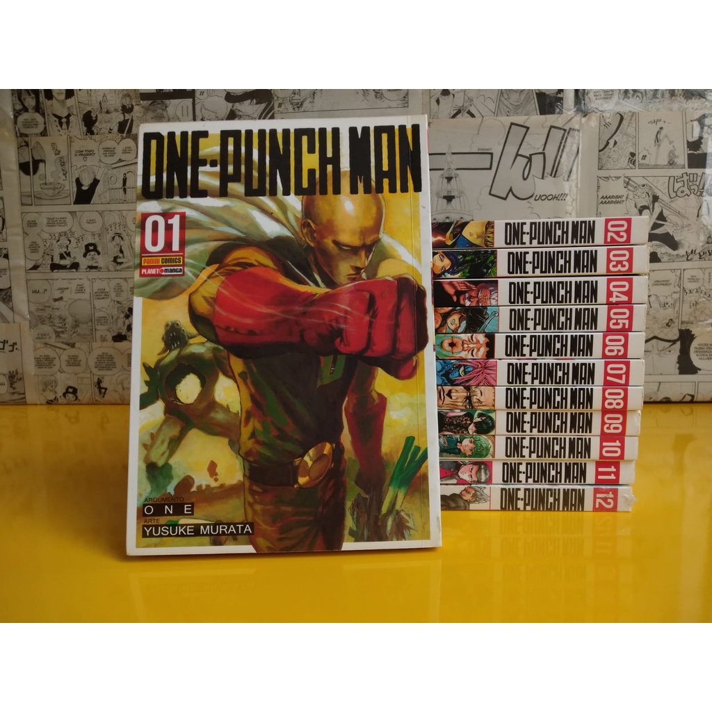 One Punch Man - Vol. 01 ao 24 + Catálogo de Heróis - LEIA A DESCRIÇÃO!