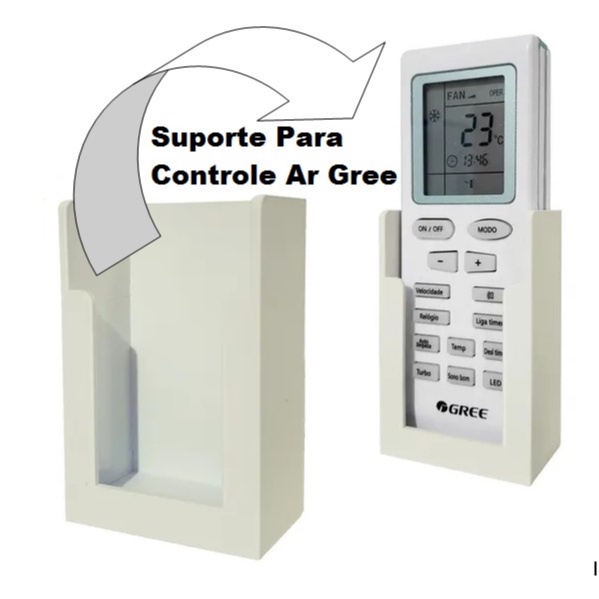 Suporte De Parede/mesa Porta Controle Remoto Para  Ar Condicionado Gree