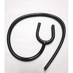 Tubo PVC para Esteto Simples Preto - Accumed