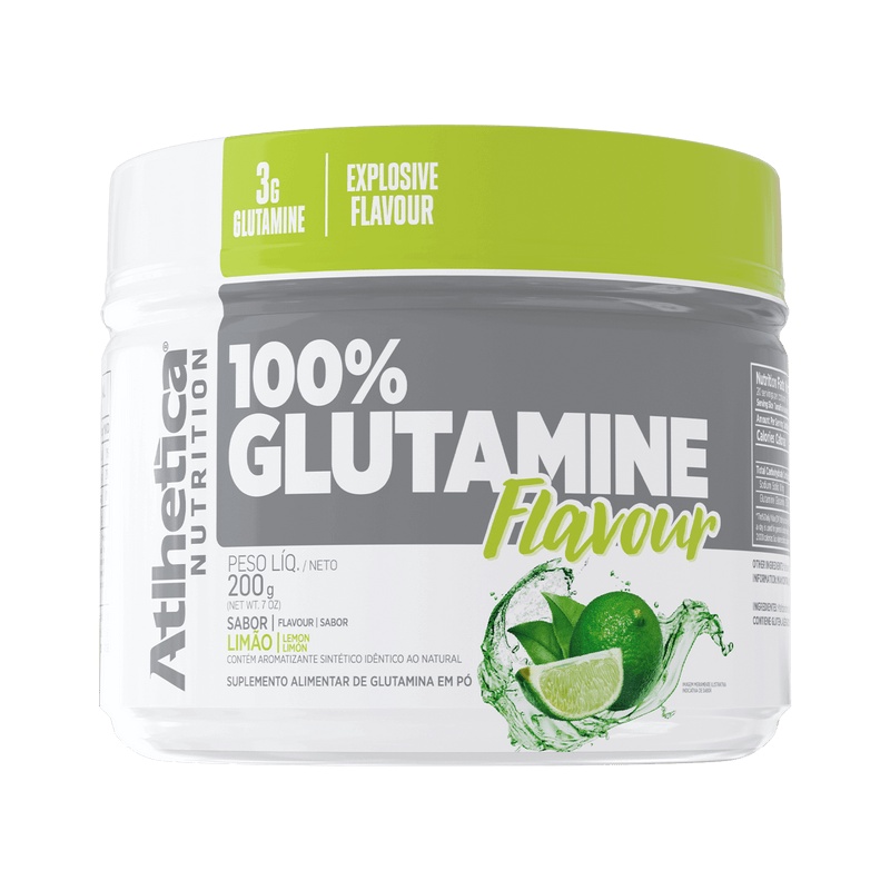 100% Glutamina Flavour 200g - Atlhetica Nutrition