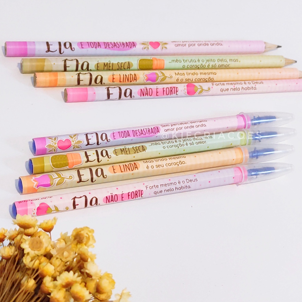 10 Adesivo de caneta personalizado 16x3cm | Shopee Brasil