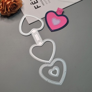 Chaveiro Coração Corte De Metal Cortante Papel Gravação Stencil Scrapbooking Cartão De Boas Festas DIY Cortes Artesanais em Oferta na Shopee