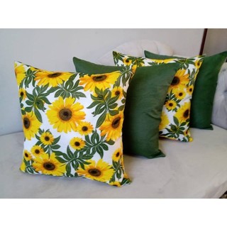 Kit 04 Capas de Almofadas Decorativas 45x45 Com Zíper Lisa e Estampada