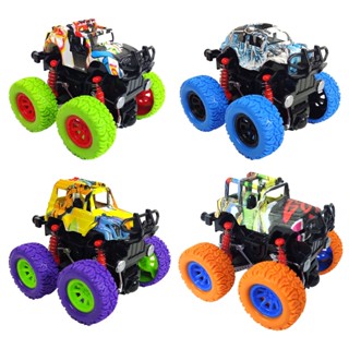 Kit 2 Carrinhos Monster Truck Fricção Color Pick Up Hip Hot TemShop