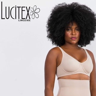 Sutiã Max Control Sustentação Lucitex Sutia sem Bojo Alta Compressão Pala Larga Plus Size em Oferta na Shopee