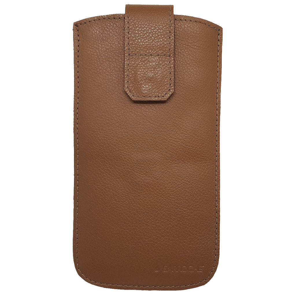 Case Capa Capinha Sob Medida Celular Smartphone Couro Legítimo com Alça para Cinto e Fecho Sarroche