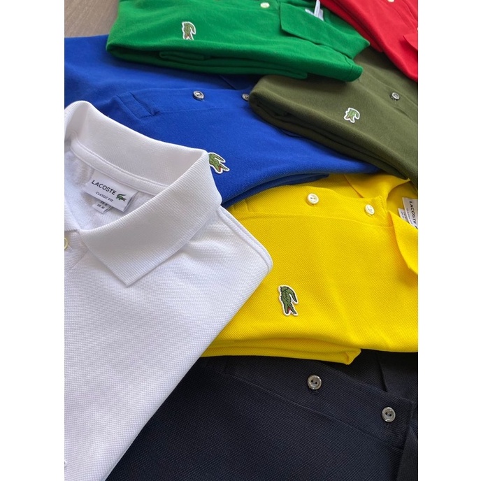 Polo Lacoste Regular Fit Stretch manga curta