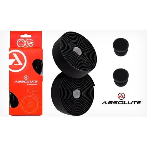 Fita de guidão speed absolute bike eva preto confortável road bike novo original