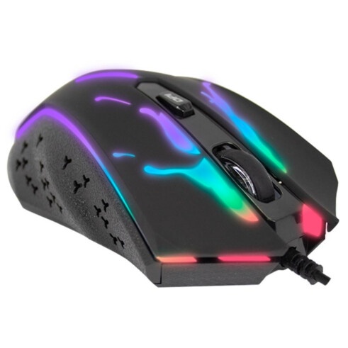 Mouse Gamer Com Fio USB E Led RGB 3600 Dpi YUNNI YN 200 Shopee Brasil