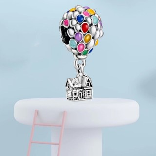 【Estoque entrega 24 horas】Verão Novo Estilo Disney Berloque Balão De Ar Quente Casa Voadora diy Acessórios de pulseira