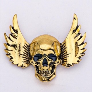 Homens Mulheres Personalidade Neo-Gótico Asas De Crânio Broche De Caveira Hip Hop Rock Party Acessórios