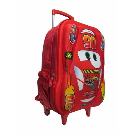 MOCHILA CARRINHO ESCOLAR INFANTIL CARRO 3D ALTO RELEVO EVA MC05005 em Oferta na Shopee