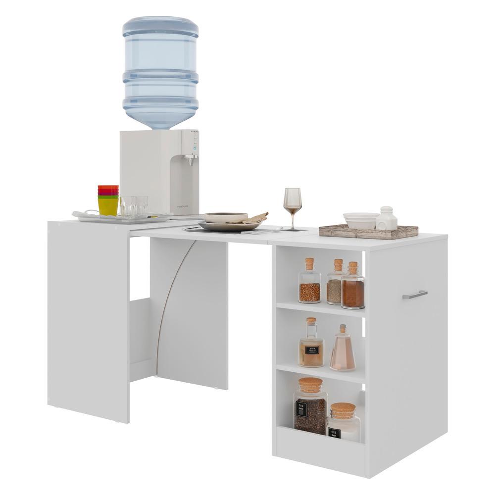 Mesa Dobrável Armário de Cozinha Ibiza Multimóveis Branca em Oferta na Shopee