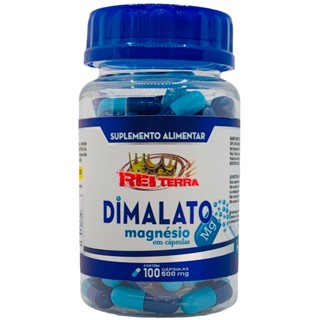Dimalato de magnésio com 100 cápsulas - Rei Terra