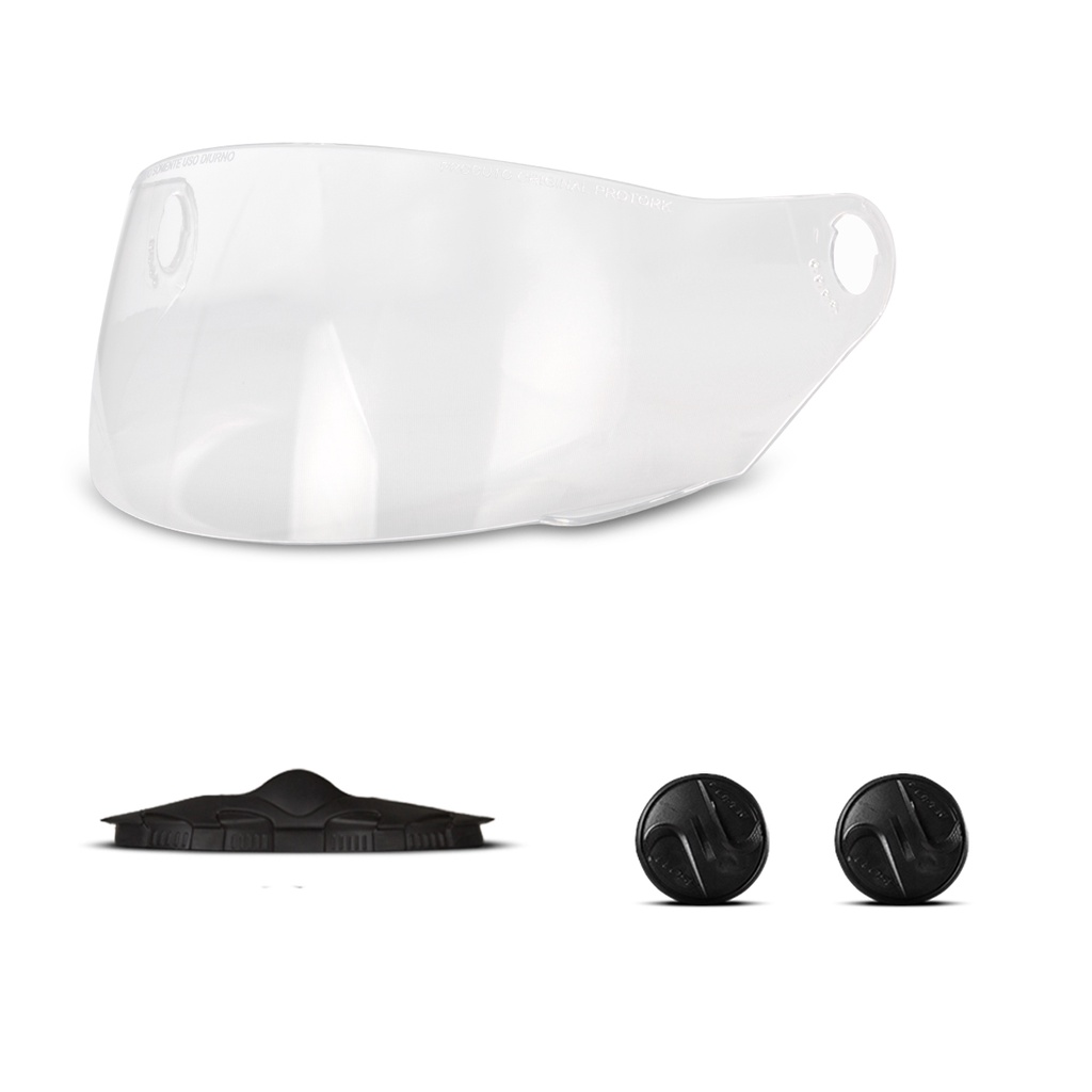 Viseira Capacete R8 New Liberty 4 Liberty 4 Pro Tork + Narigueira + Parafuso Botões Kit Reparo em Oferta na Shopee